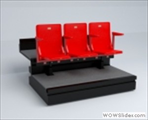 Selent Tip-up Retractable Seating
